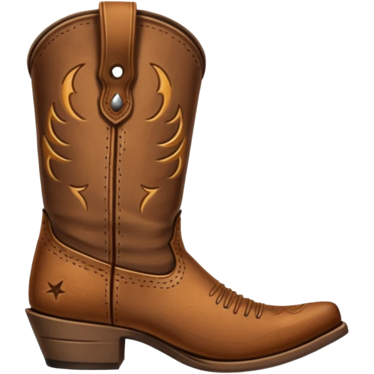 cowboy boot emoji