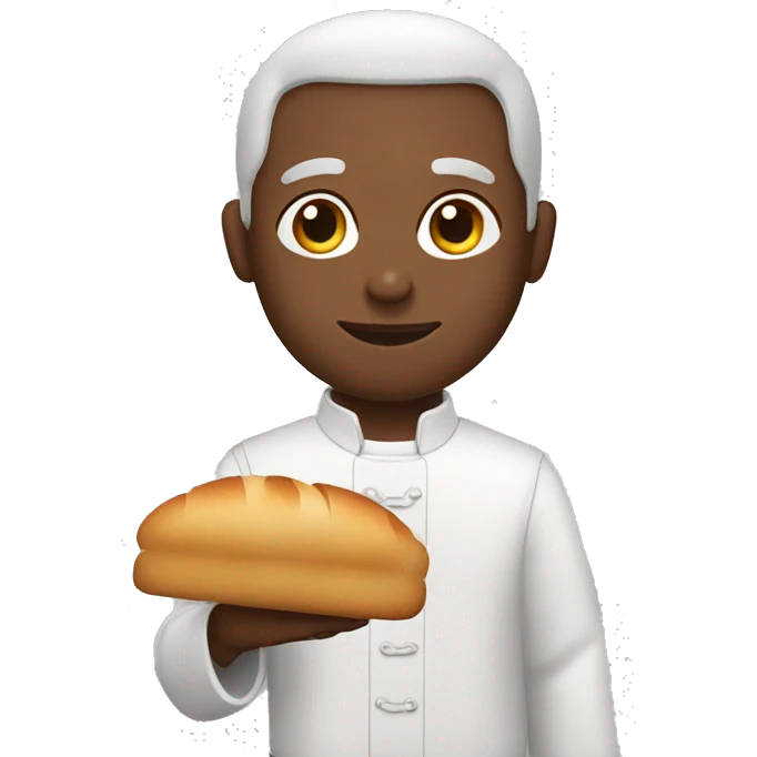 priest holding bread emoji