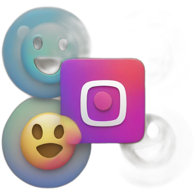 Instagram logo emoji