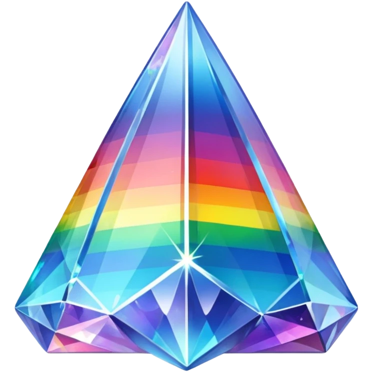 Rainbow prism Skyshard crystal emoji
