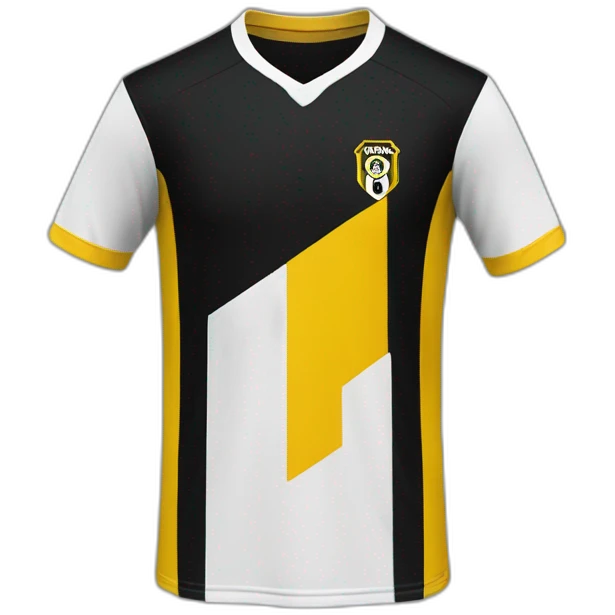 Stalone camiseta Peñarol a rayas verticales amarillas y negras emoji