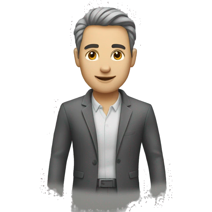 Man in city making money  emoji
