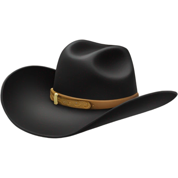 Black lab cowboy hat emoji
