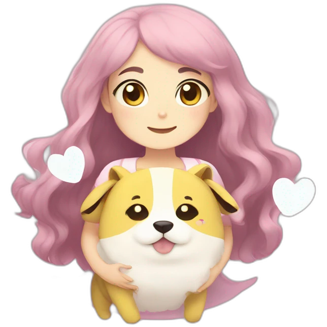 Bee and puppycat emoji