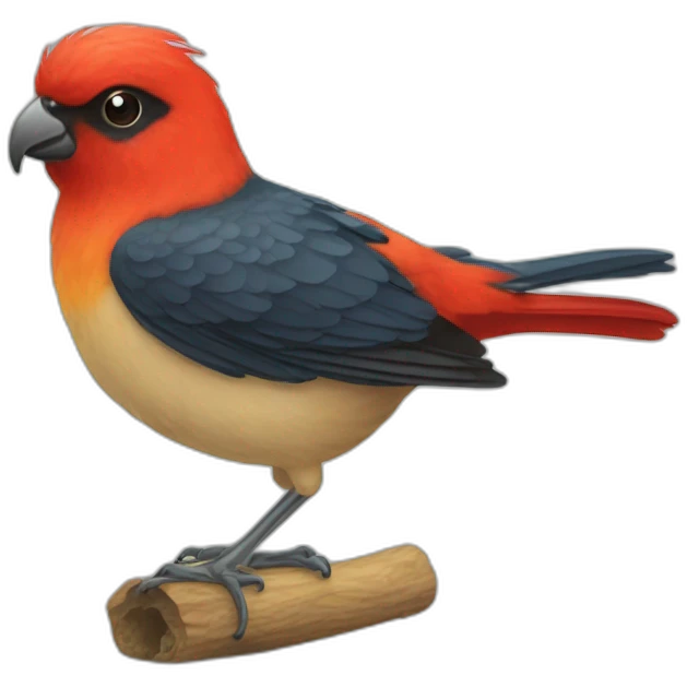 Agaporni pajaro emoji