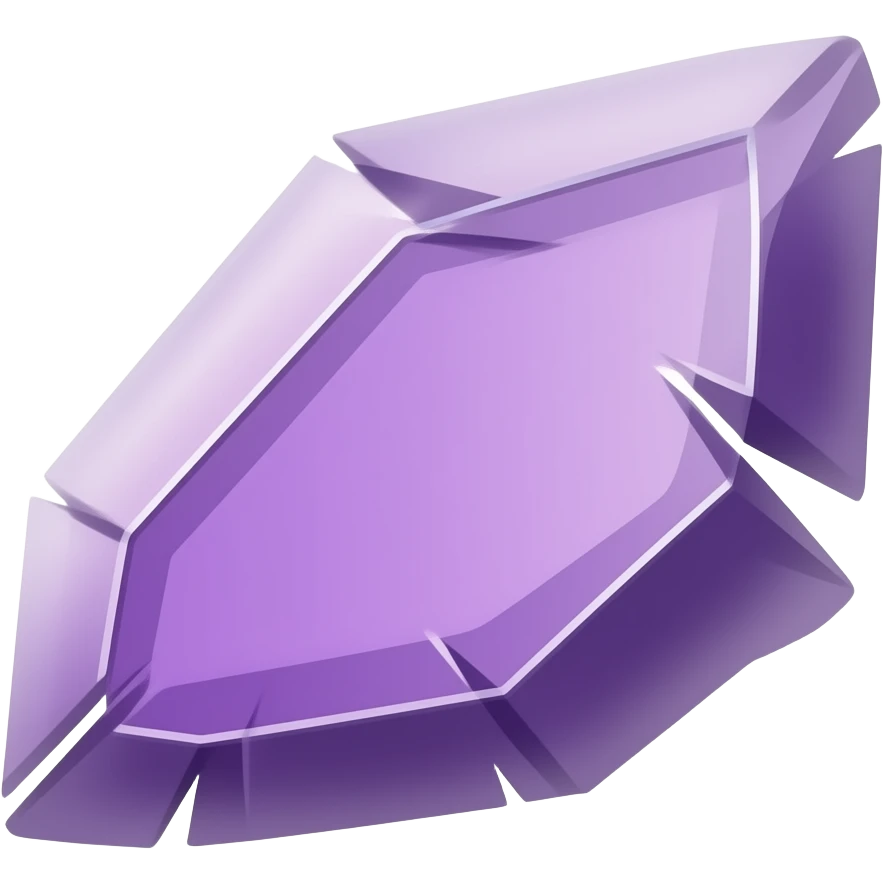 Purple shard emoji