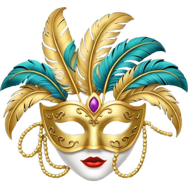 masquerade mask emoji