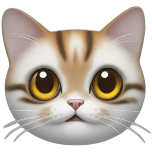 Chat qui porte un  emoji