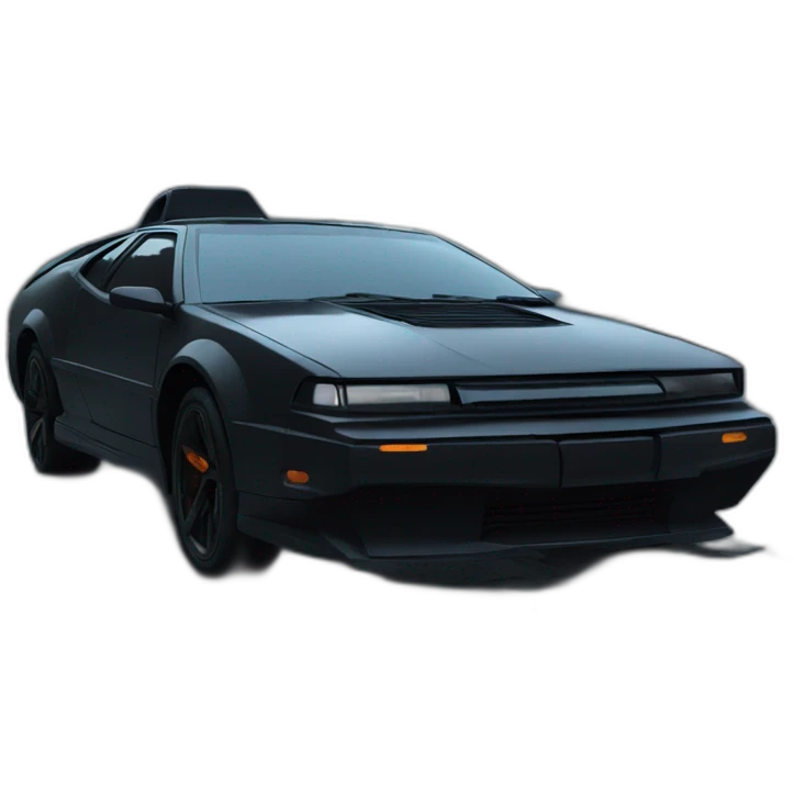 black cyberpunk car emoji
