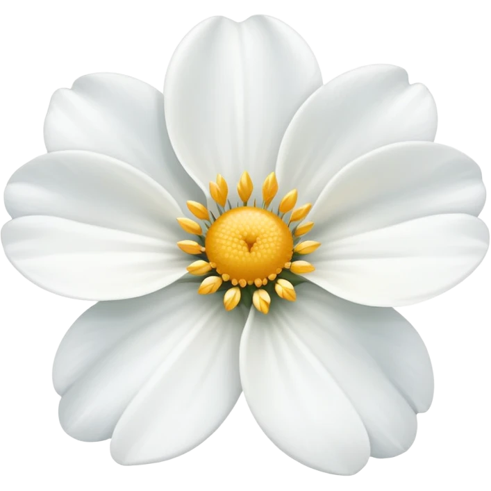 white flower emoji