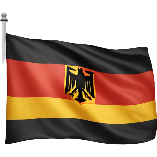 German Democratic Republic's flag emoji