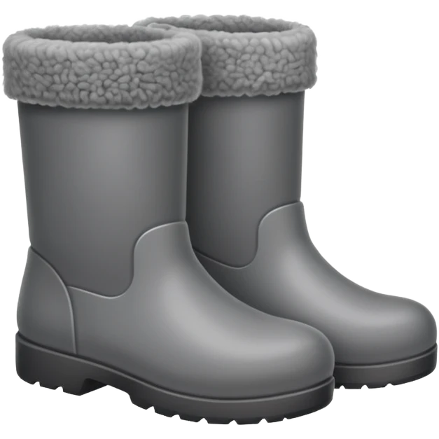 A felt boots emoji