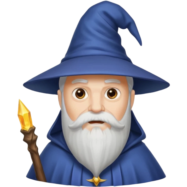 Mad wizard emoji