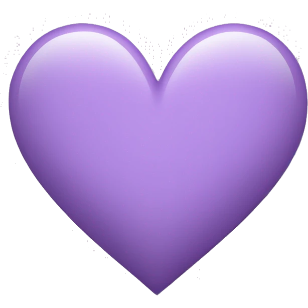 Light purple heart emoji