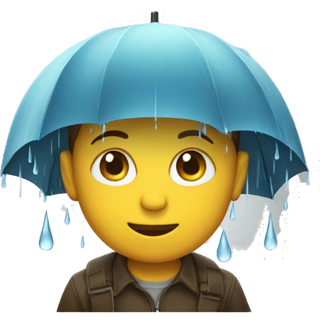 rain emoji