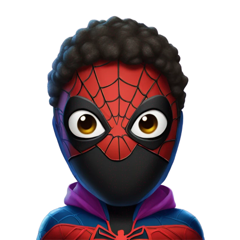 Miles spider man sleeping emoji