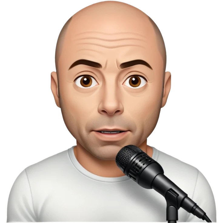 generate realistic detailed joe rogan podcast emoji