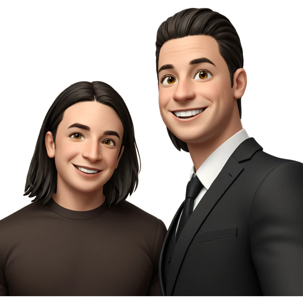 smiling boy in formal attire emoji