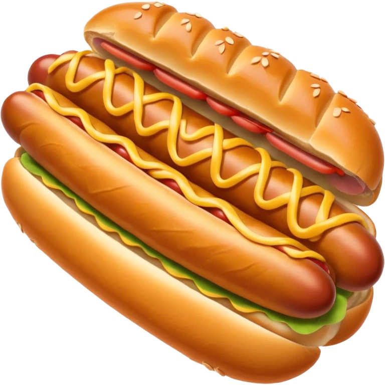 croissant hot dog emoji