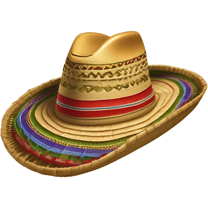 Sombrero vueltiao with an accordion emoji