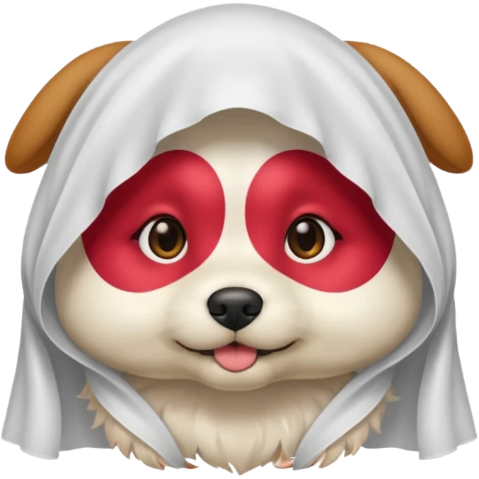 dog in white veil  emoji