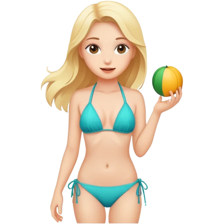 girl in a bikini emoji