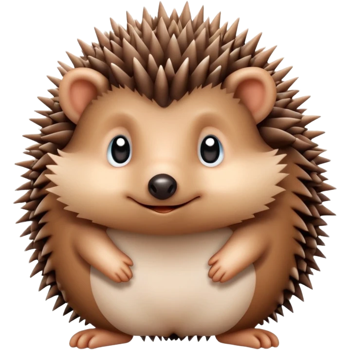 cute hedgehog emoji