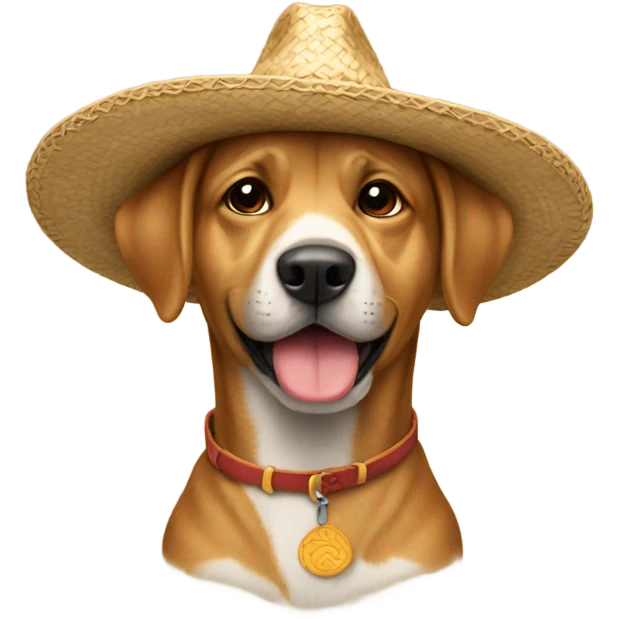 perro con sombrero emoji