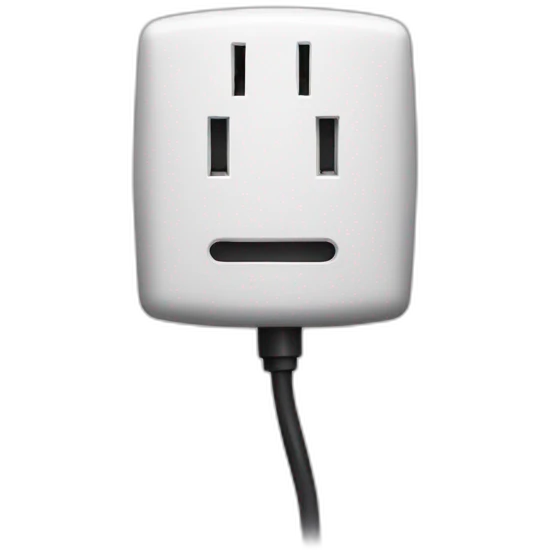 Electrical plug emoji