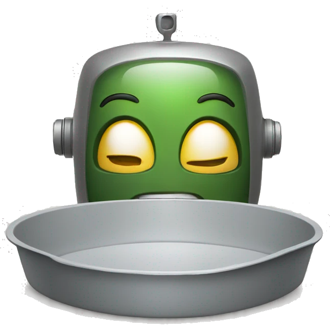bot showing empty tray for messages emoji