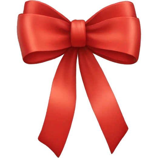 red bow emoji
