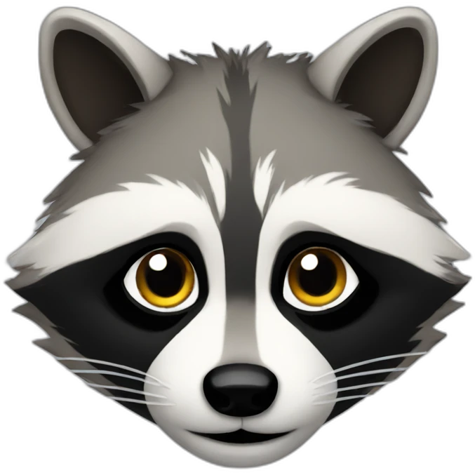 Raccoon emoji