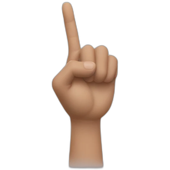 a closed hand with the little finger raised emoji