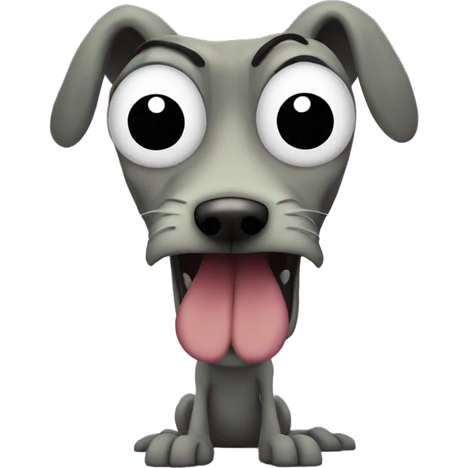 courage the cowardly dog emoji