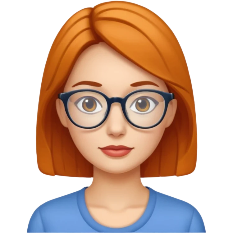 Reading Glasses Lady emoji