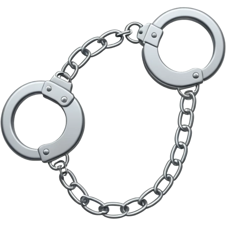 Medium size hand Cuffs  emoji