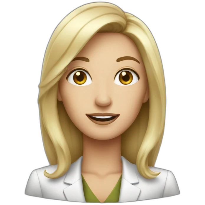 white woman boss emoji