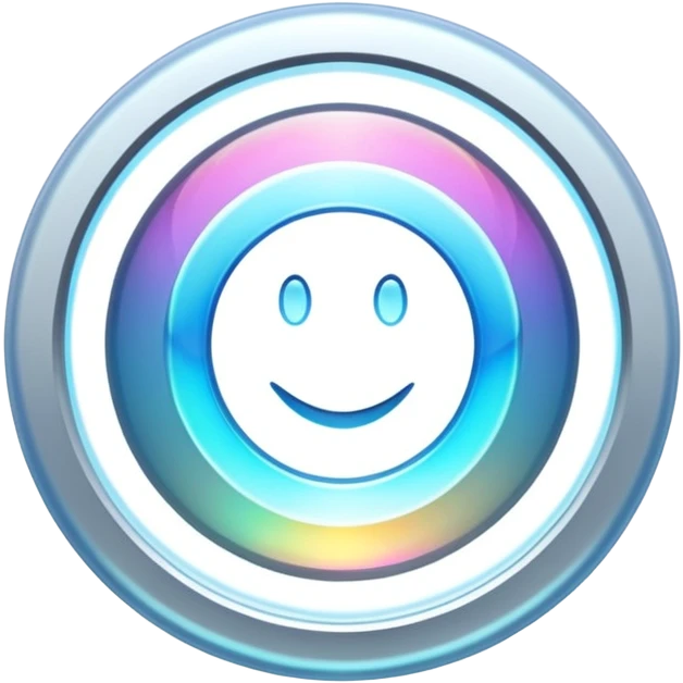 белый светящийся immortal effect CD-диск, no background emoji