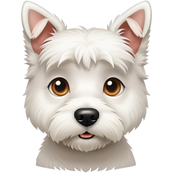 confused little white terrier emoji