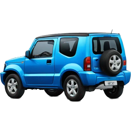 2013 Suzuki Jimny, blue color emoji