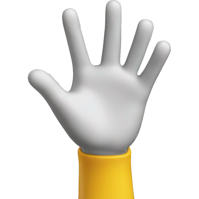 Playmobil hand emoji