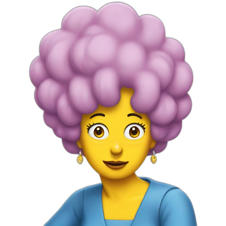 Marge Simpson emoji