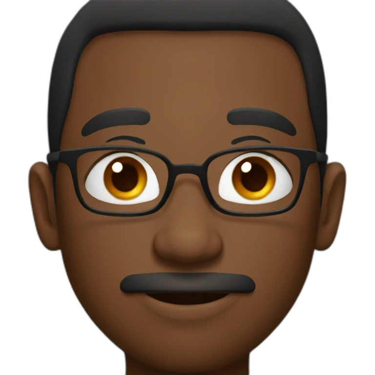 black man holdig carrot emoji
