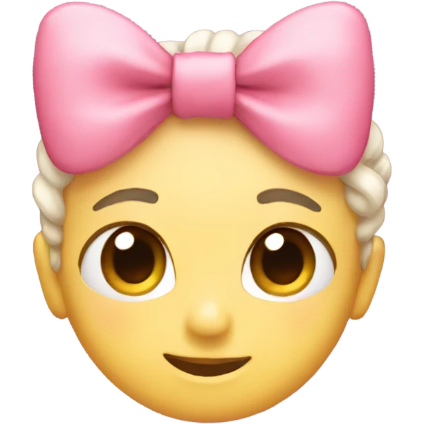 A cute bow  emoji
