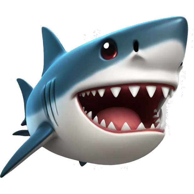 Sharks bite etherium emoji