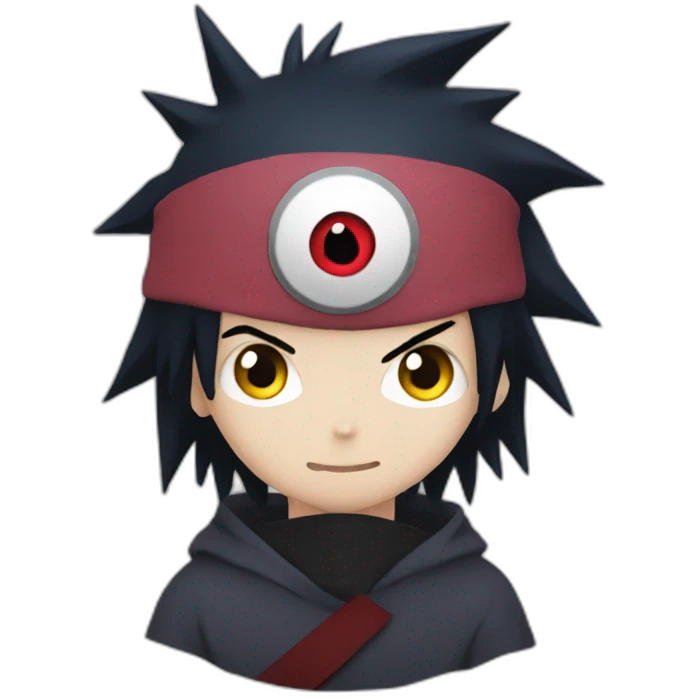 sasuke with sharingan emoji
