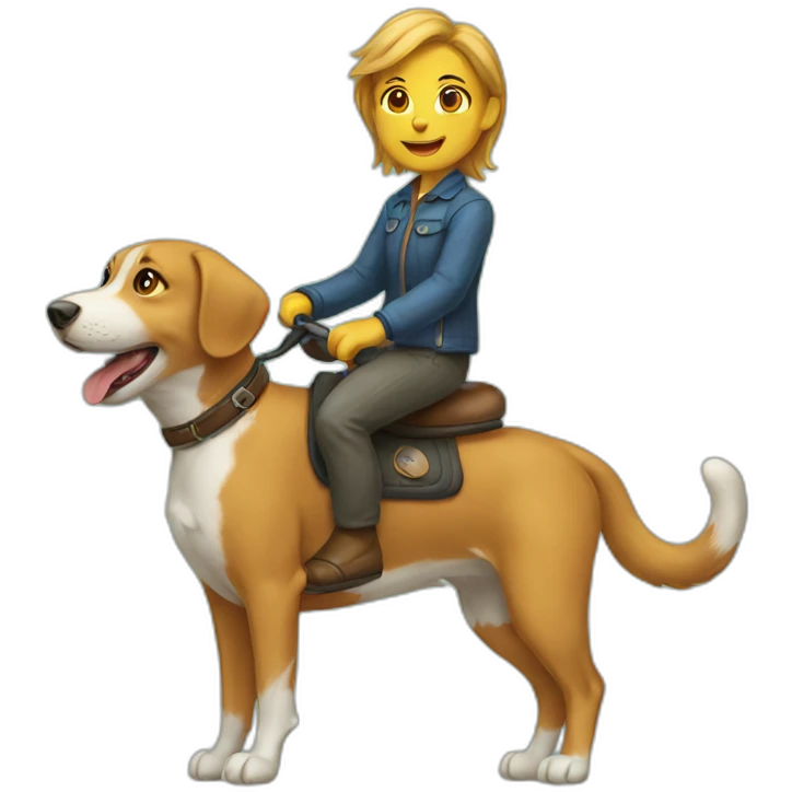 cat-riding-dog emoji