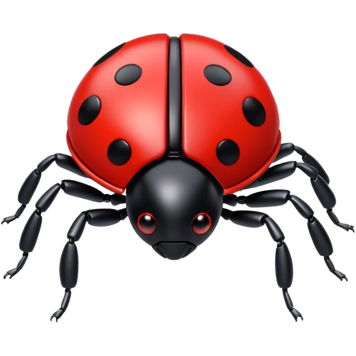 robot ladybug flying emoji