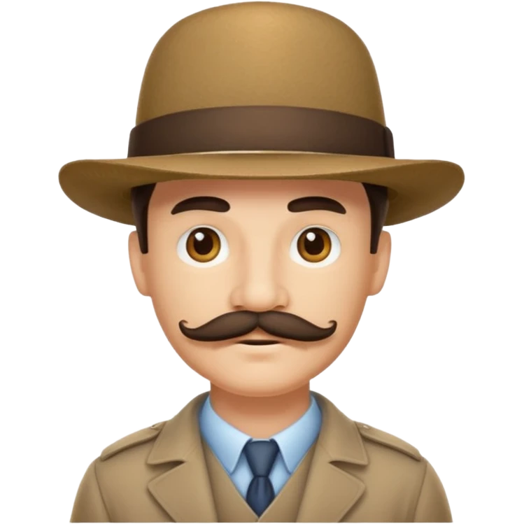 hat and mustache emoji