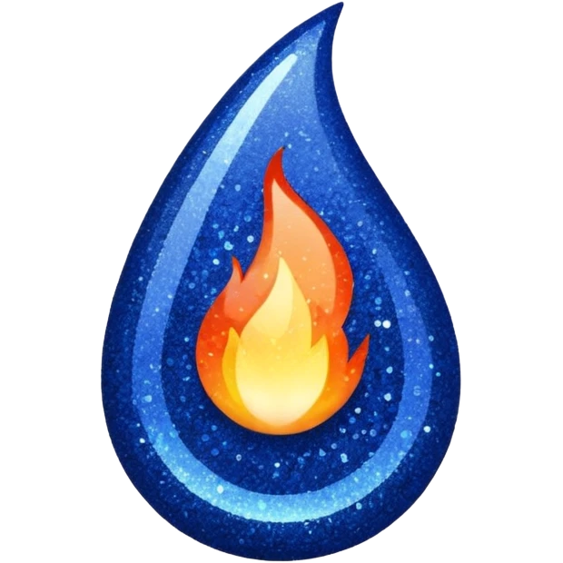navy blue glitter sexy fire emoji